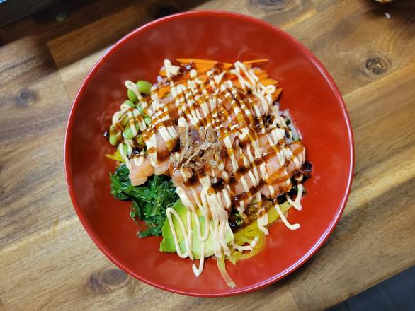 三文鱼生饭 Salmon Sashimi poke bowl